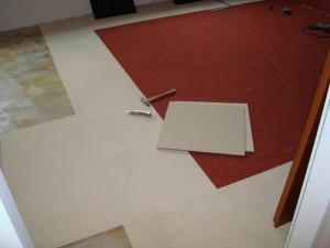 Teppichfliesen als Bodenbelag
