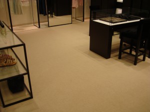 Wollteppich im Geschäft