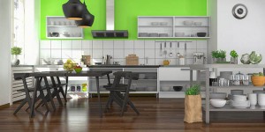 Fliesenboden ist kein Alleinherrscher mehr in der Küche